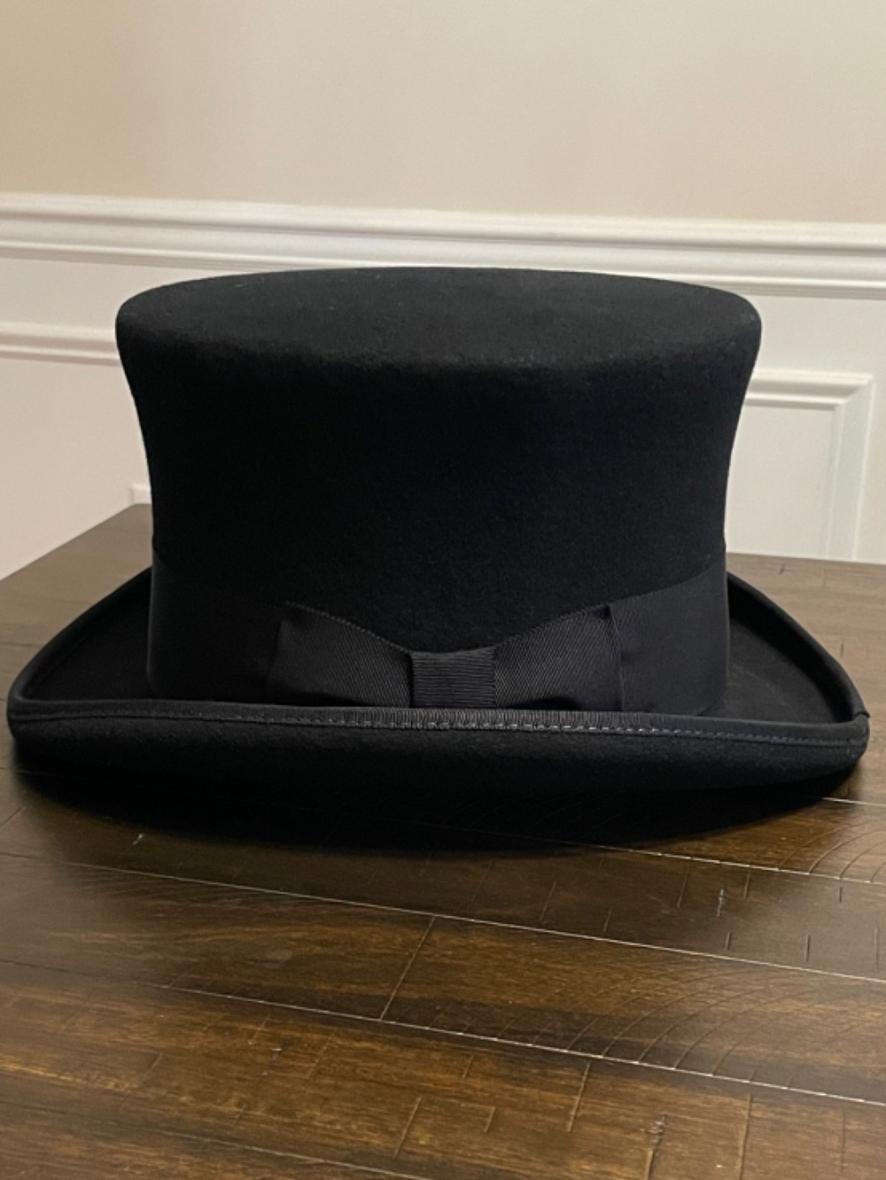 Shannon Phillips Collection Black Wool Top Hat – Size Large